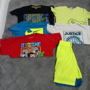 Boys Bundle of 6 tops and bottom Sz.7/8